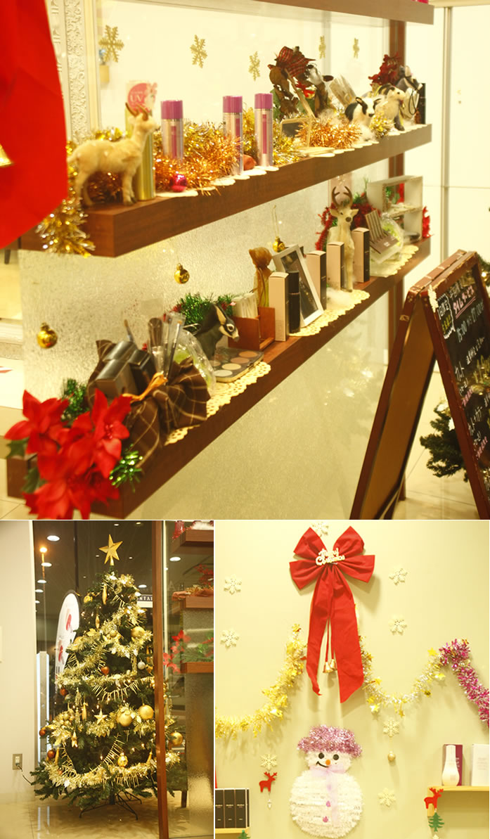 Ash 都筑ふれあいの丘店 クリスマスディスプレイ