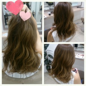 ７ちさイルミナ×アッシュグレージュ