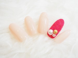 ベルベットネイル　オフホワイト