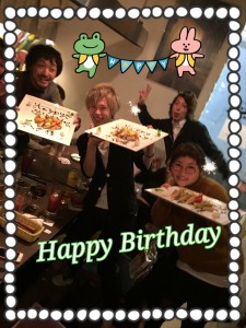 2015　忘年会　誕生日