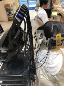 デジタルパーマ 機械装着