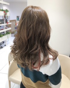 ハニーミルキー×インナーカラー♪
