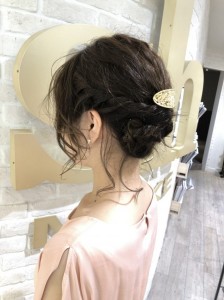 編み込みヘアセット♪♪