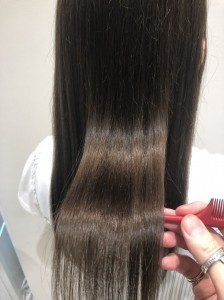 髪質改善縮毛矯正の艶感♪♪