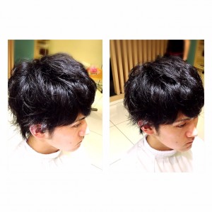 メンズパーマ1