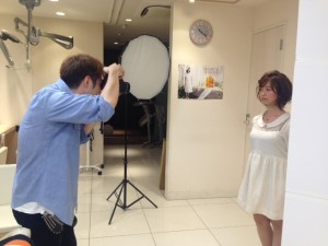 豊川さんとモデルさん
