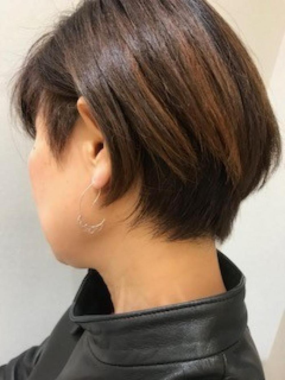 脅威のおさまりグラデーションボブ