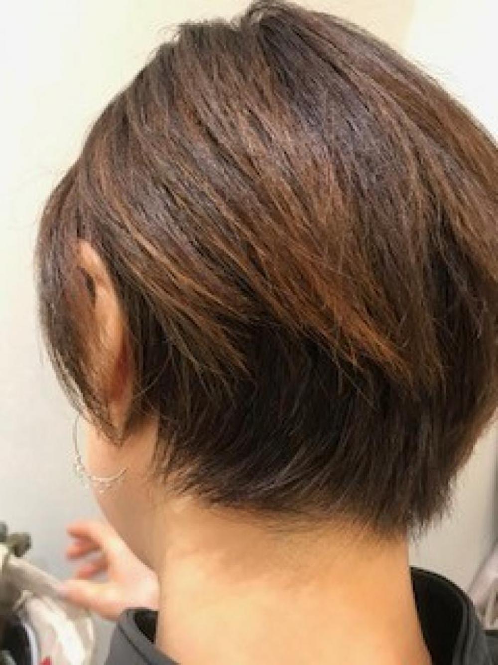 脅威のおさまりグラデーションボブ｜サブ写真②