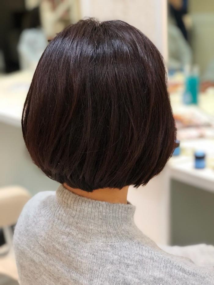 ツヤ髪ショートボブ♪イルミナ×コーラル