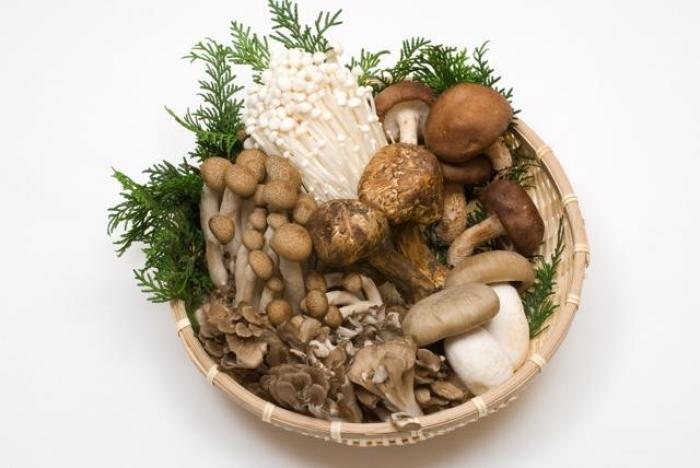 きのこは食物繊維たっぷり。たくさん食べてOK