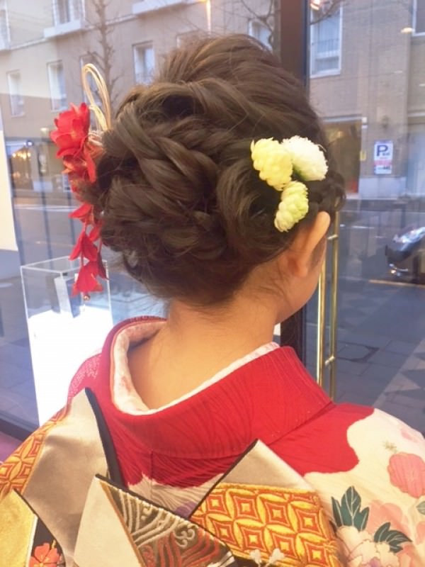 成人式ヘアセット