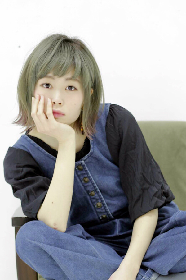 はねボブ＋アクセントカラー♡｜サブ写真②