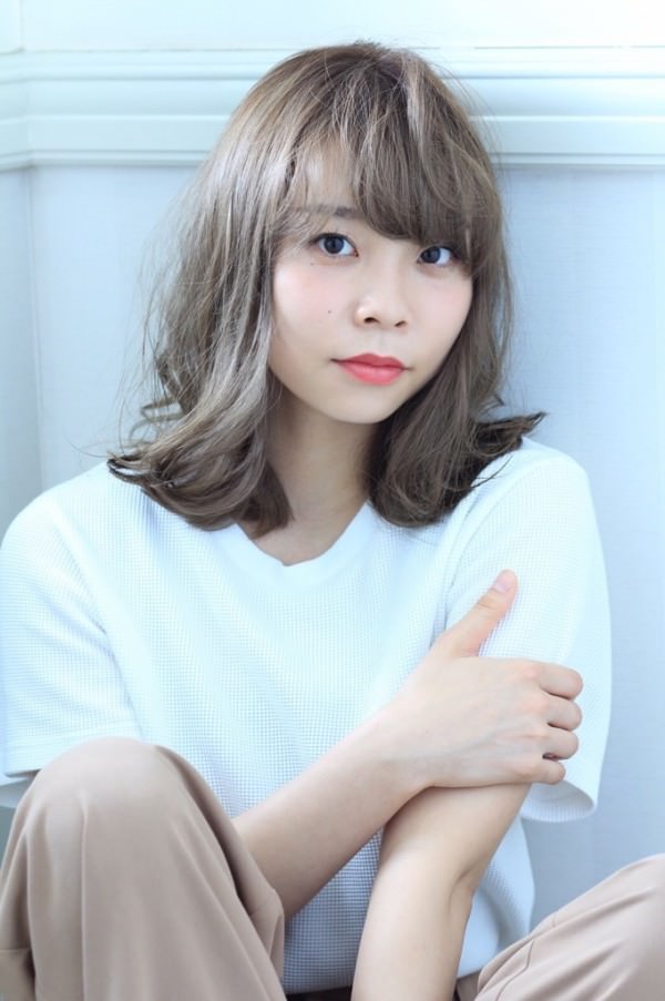 外国人風×アッシュグレージュ