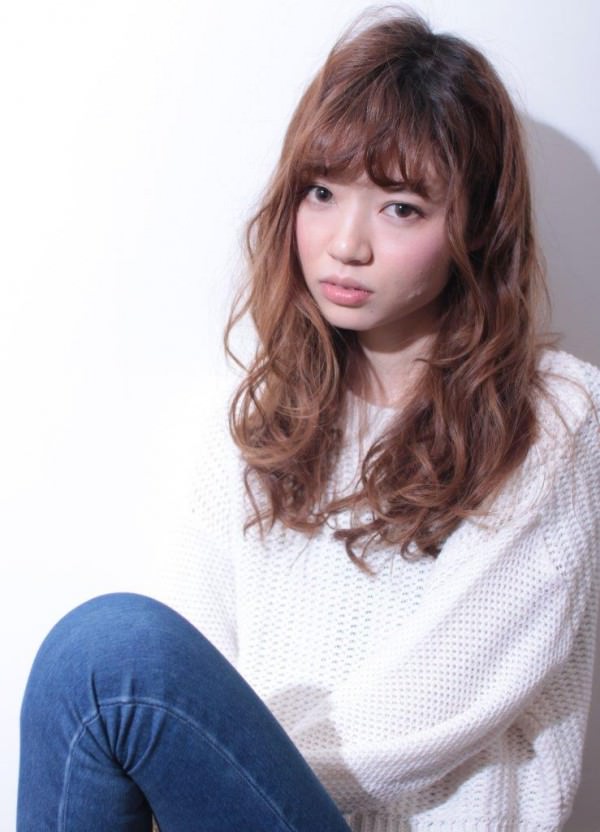 ロング×ウェーブ