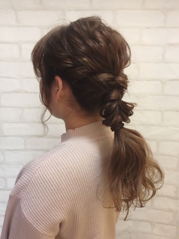 カジュアルヘアアレンジ