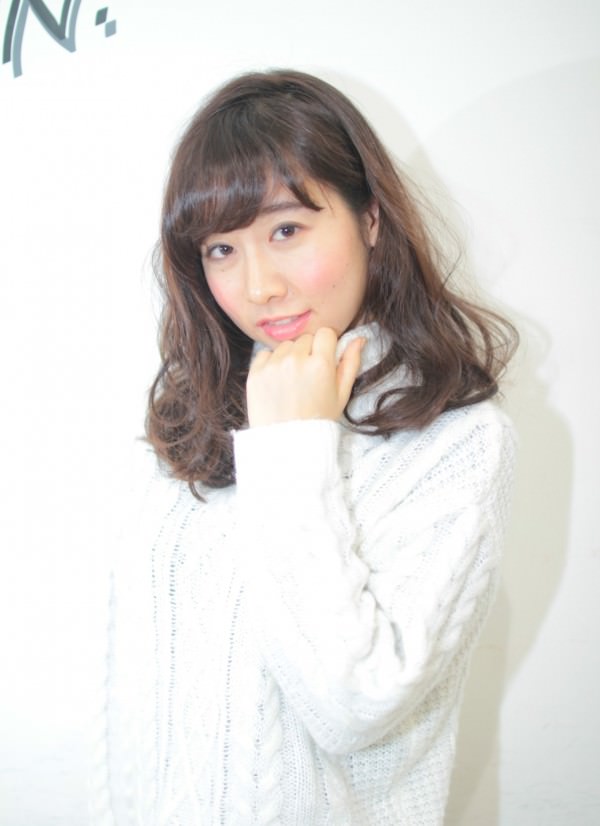 ラフな柔らかシフォンウェーブ