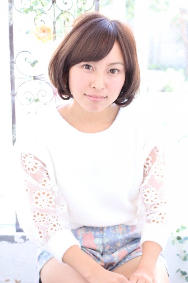 【小顔効果あり】ひし形シルエットボブ
