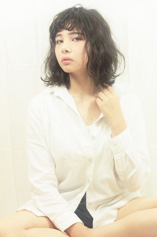 外国人風波ウェーブ×黒髪｜サブ写真②