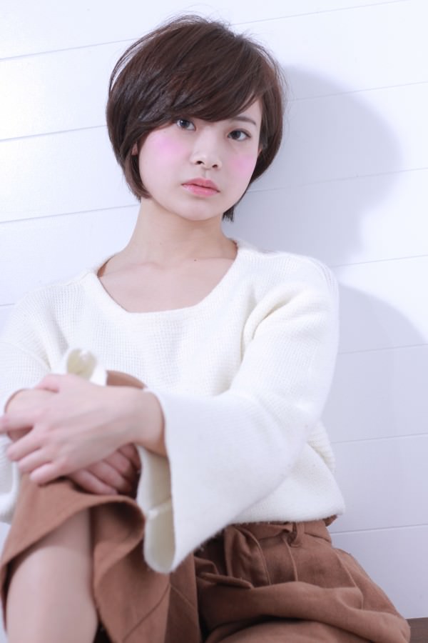 大人可愛いボブ 