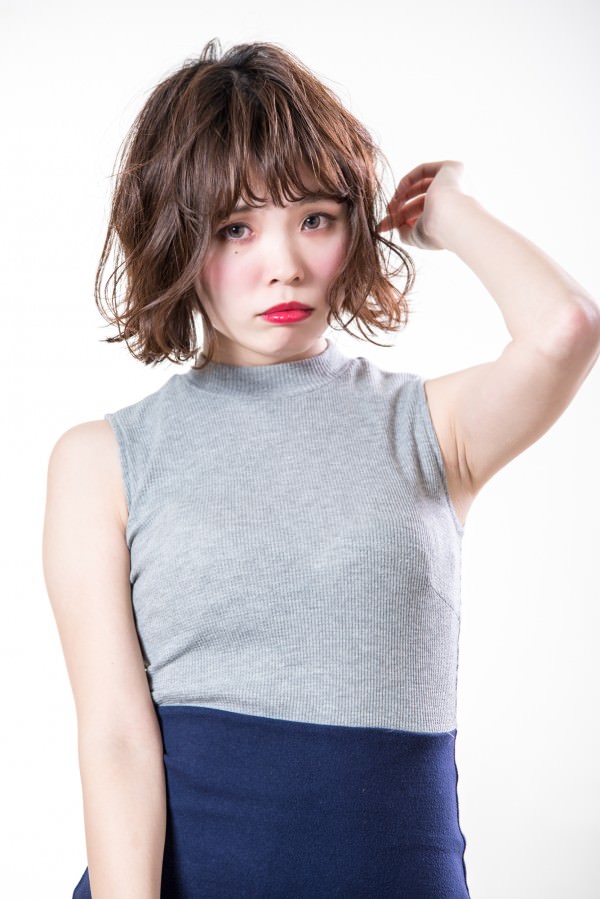 ◇パーマでつくるウエット外はねボブ◇｜メイン写真