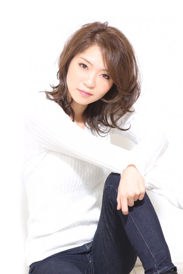 大人ヘルシー　センターパートレイヤー