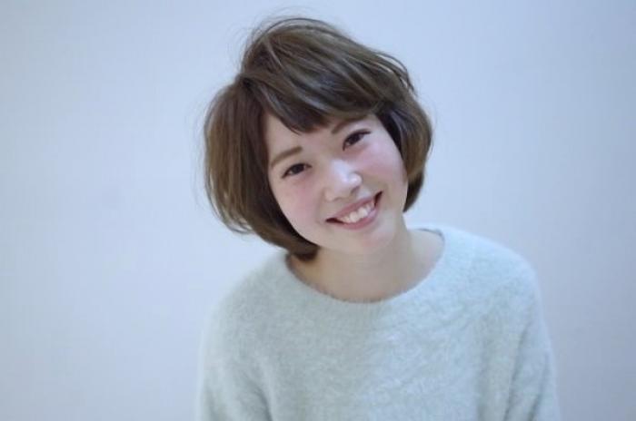 ふんわりエアリーショートボブ