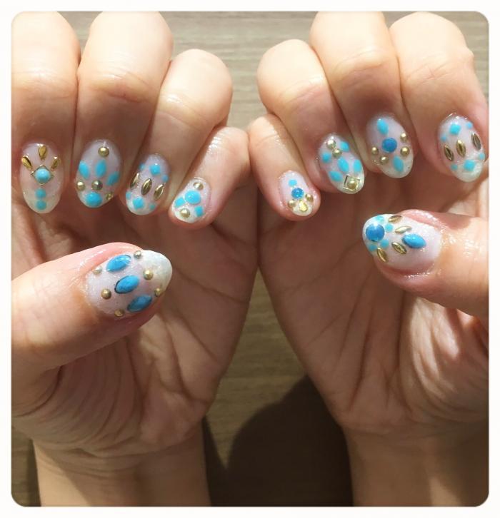 ターコイズネイル☆