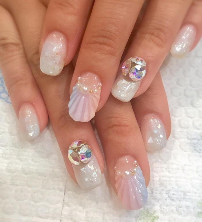 大人シェルネイル