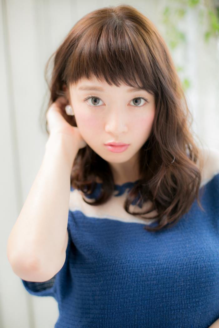 ゆるふわセミロングウェーブ
