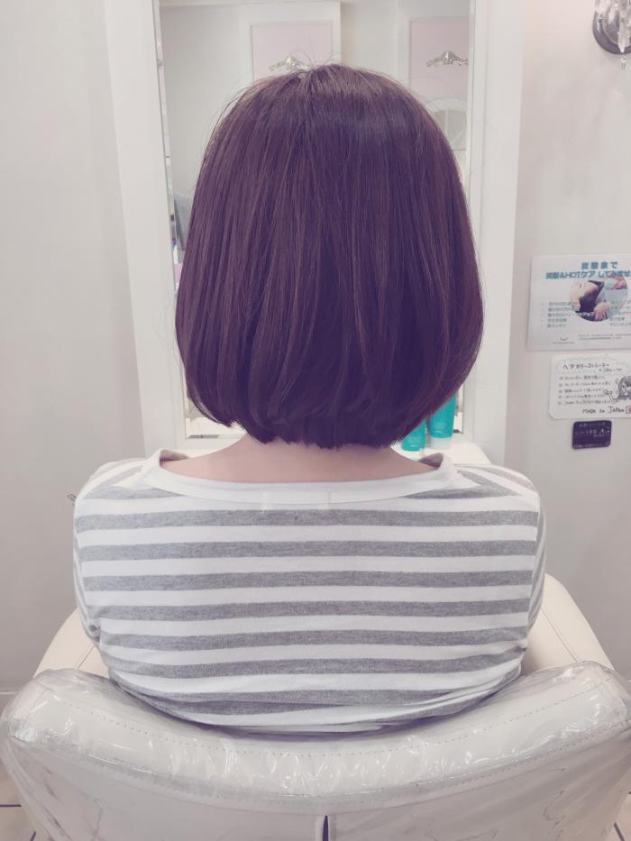 ばっさり切りたい方にも挑戦しやすいボブ