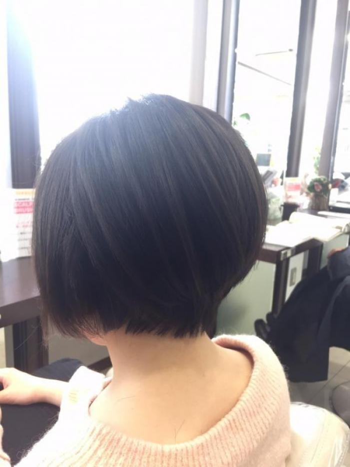 【Ａｓｈ等々力店/水野翼】縮毛矯正メリハリショート｜サブ写真②