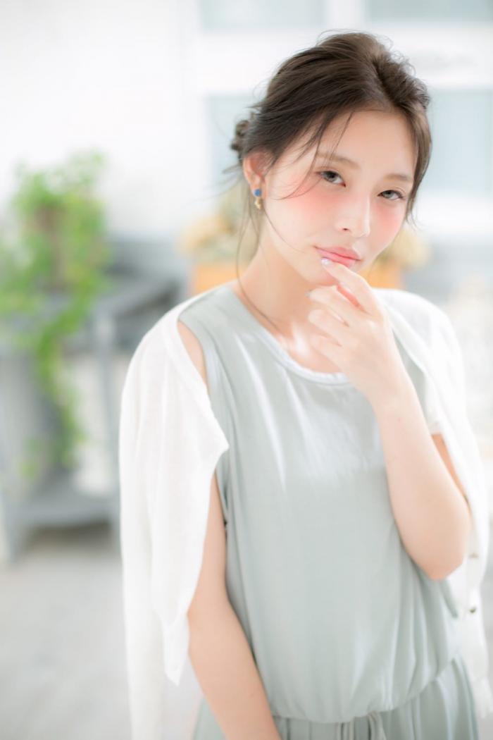 ふわっ、クシュなお団子アレンジ
