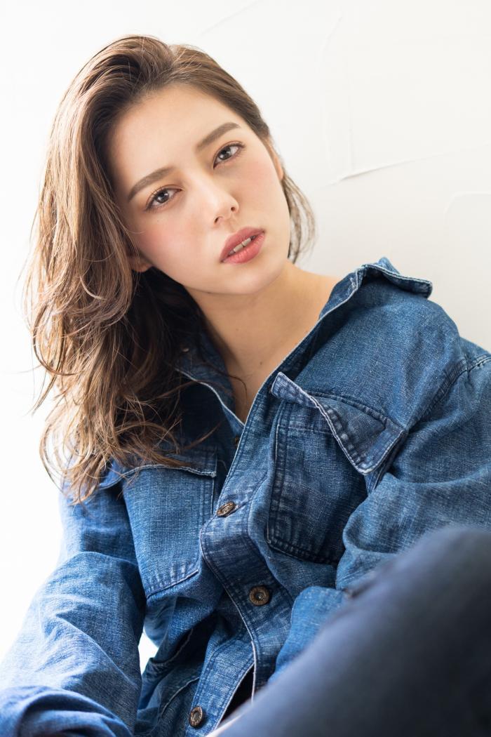 外国人風かきあげセミロング｜サブ写真③
