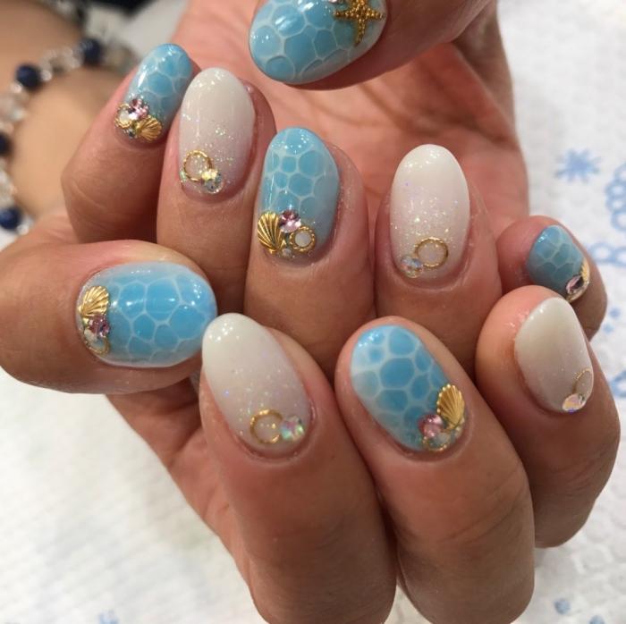 サマードロップネイル