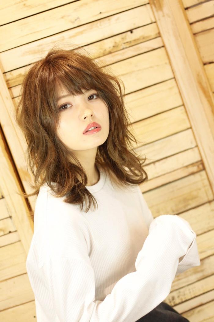 抜け感可愛い☆小顔ミディアムボブ
