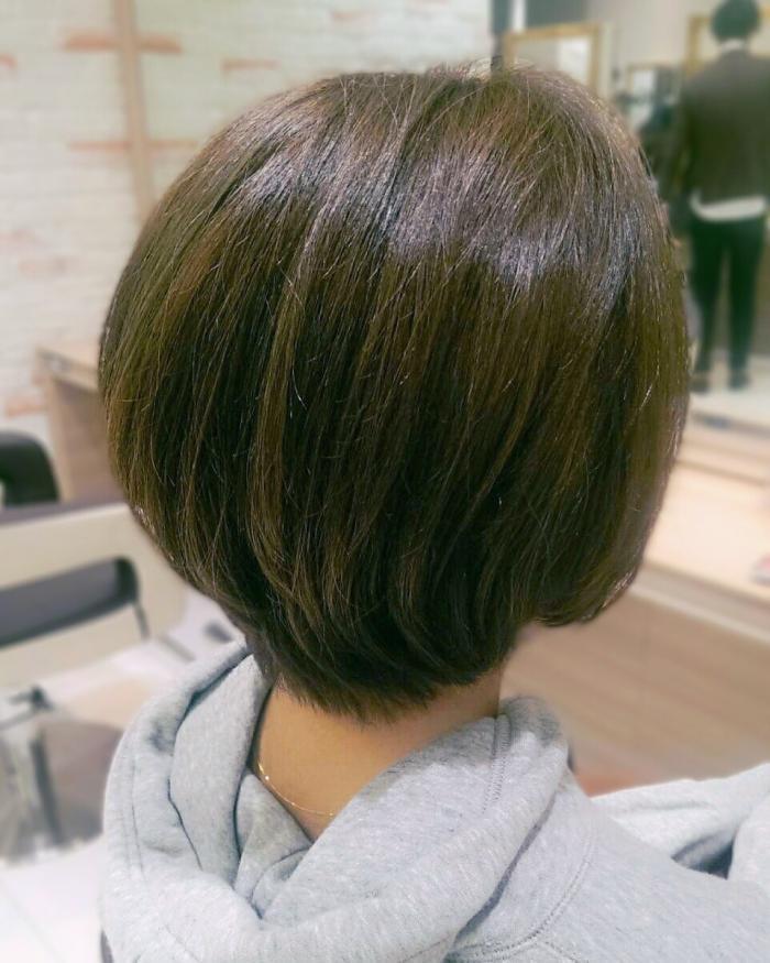 【イルミナカラー】フォレスト×オーキッドで作るマットボブ