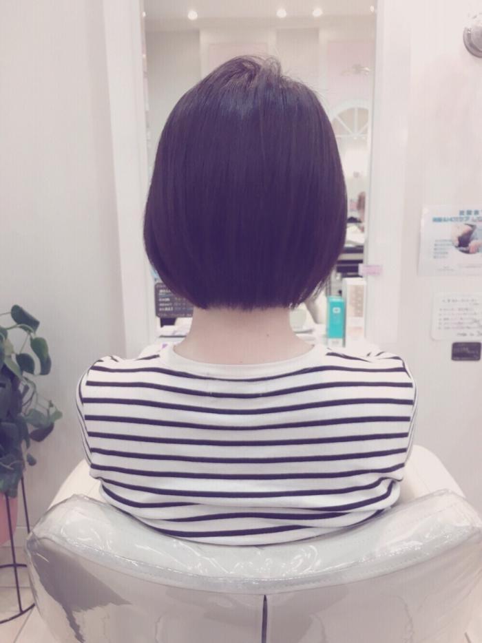 ナチュラルストレートボブ