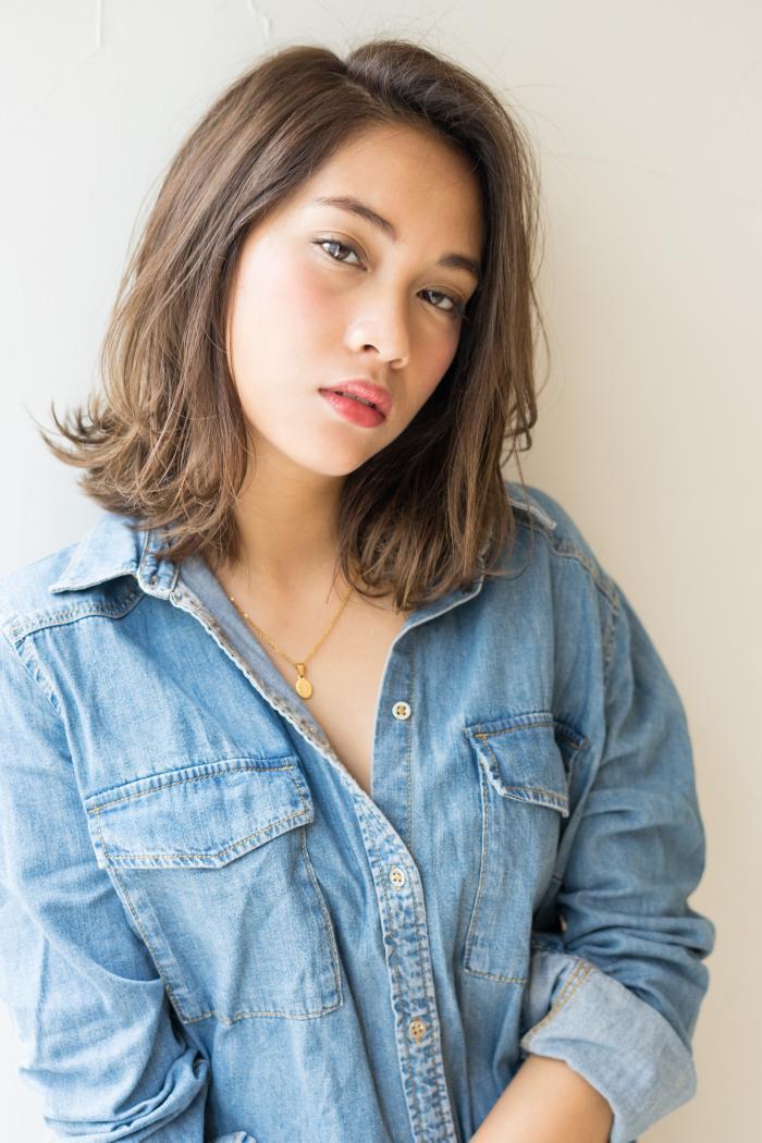 ひし形美バランス外国人風ロブ