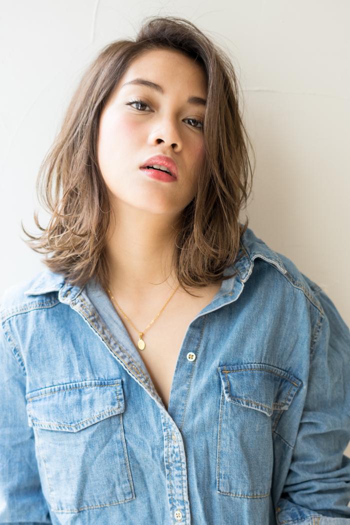 ひし形美バランス外国人風ロブ｜サブ写真②
