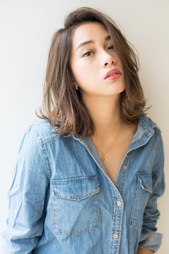 ひし形美バランス外国人風ロブ｜サブ写真③