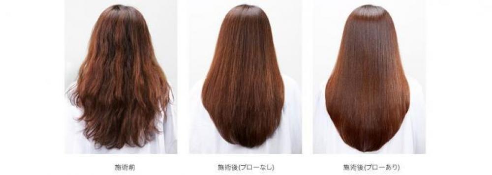 トリートメントでもストレートに？！