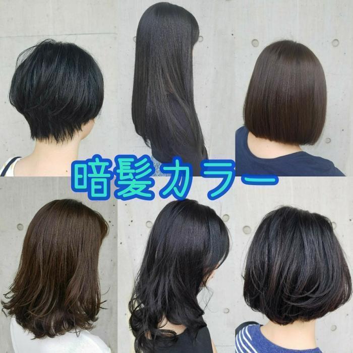 大人気の暗髪カラー.｡o〇