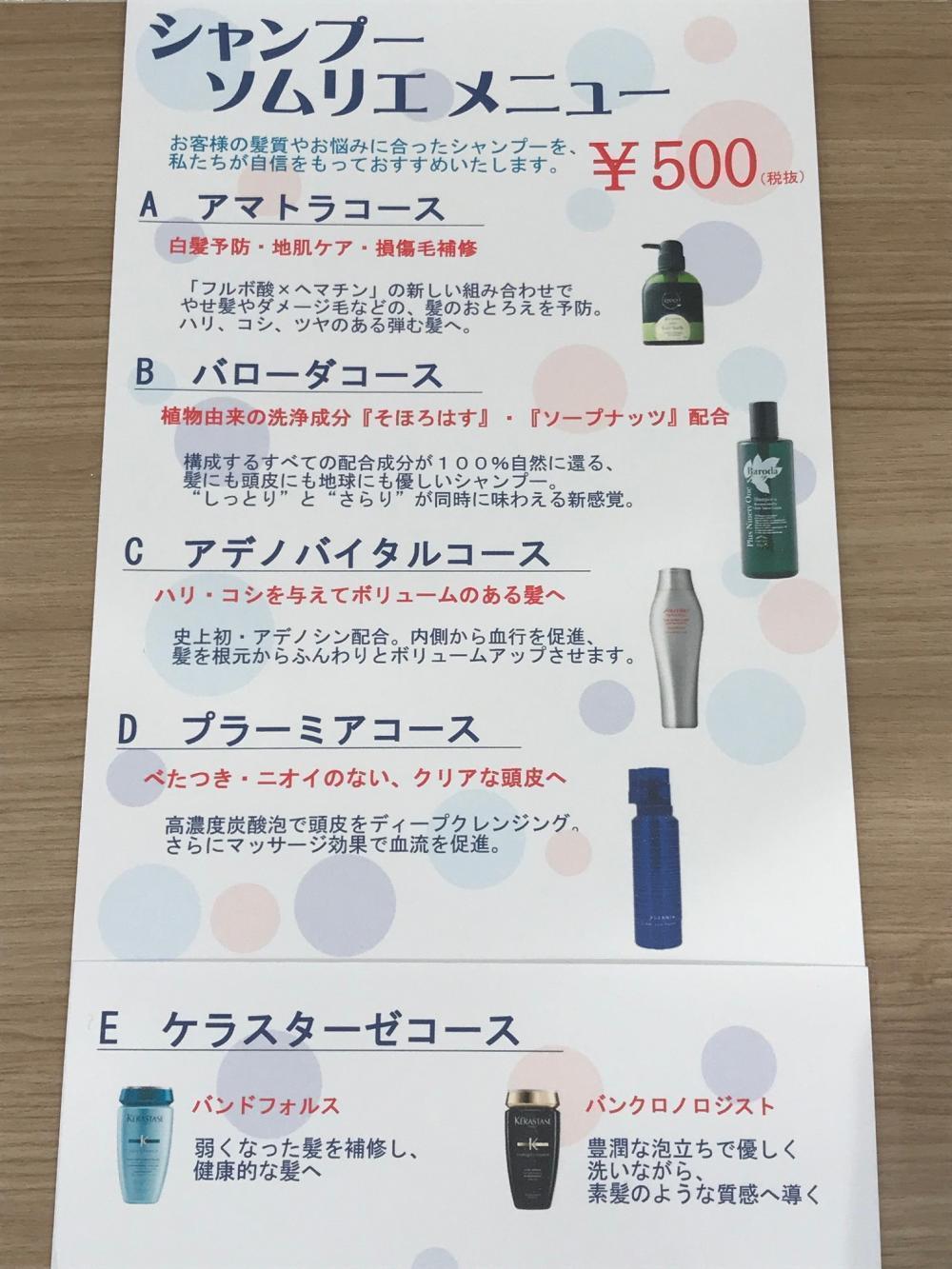 シャンプーソムリエ