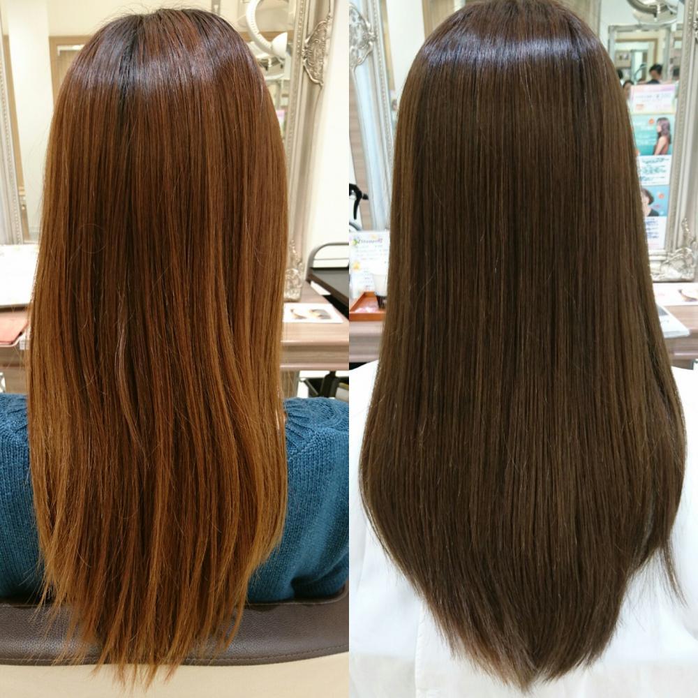 イルミナカラーの魅力、その③【ツヤ感】