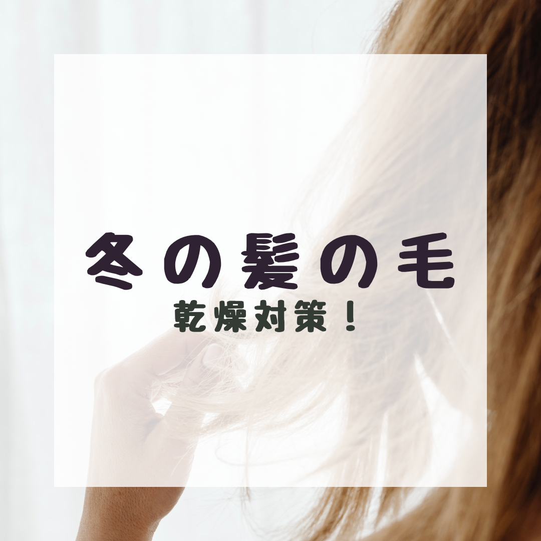 冬の髪の毛　乾燥対策！
