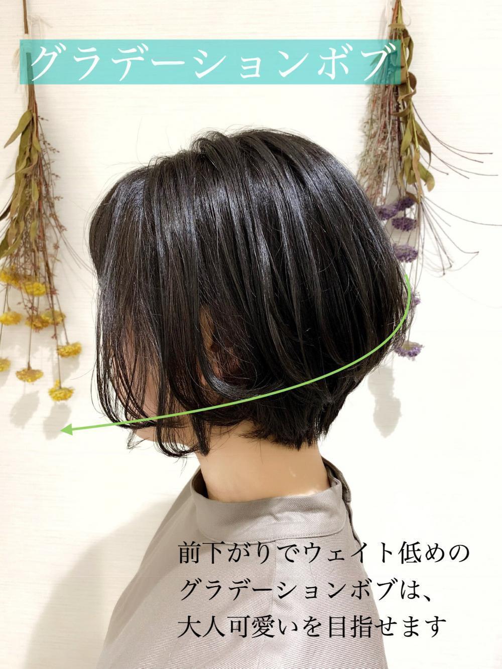 グラデーションボブ（ウエイト低）