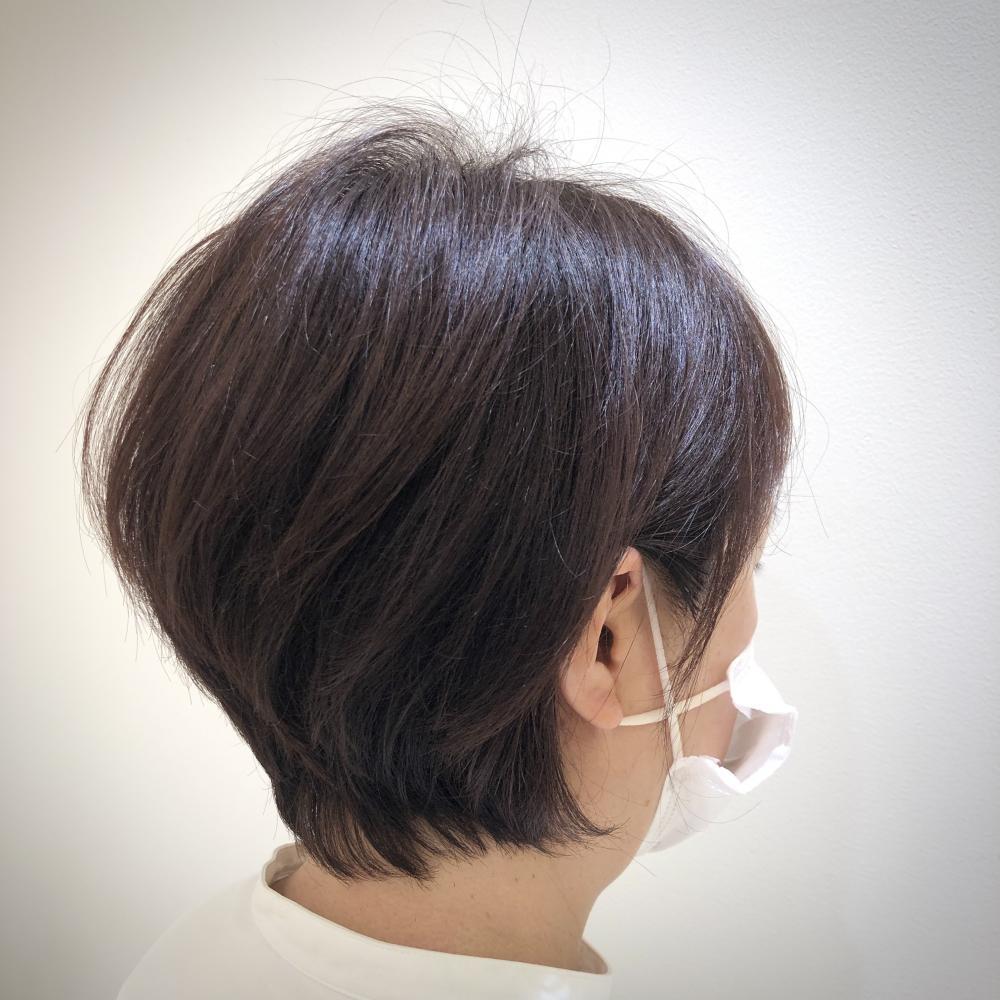 襟足長め