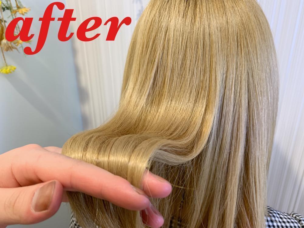 【after】これが濃密ヘアケアエステの仕上がりです！