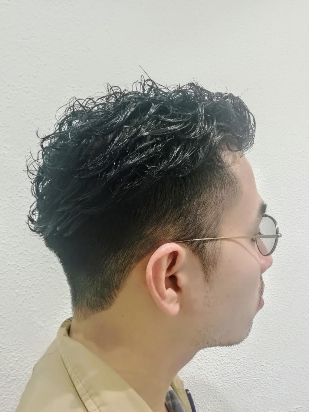 【ツーブロックネープレスパーマスタイル】