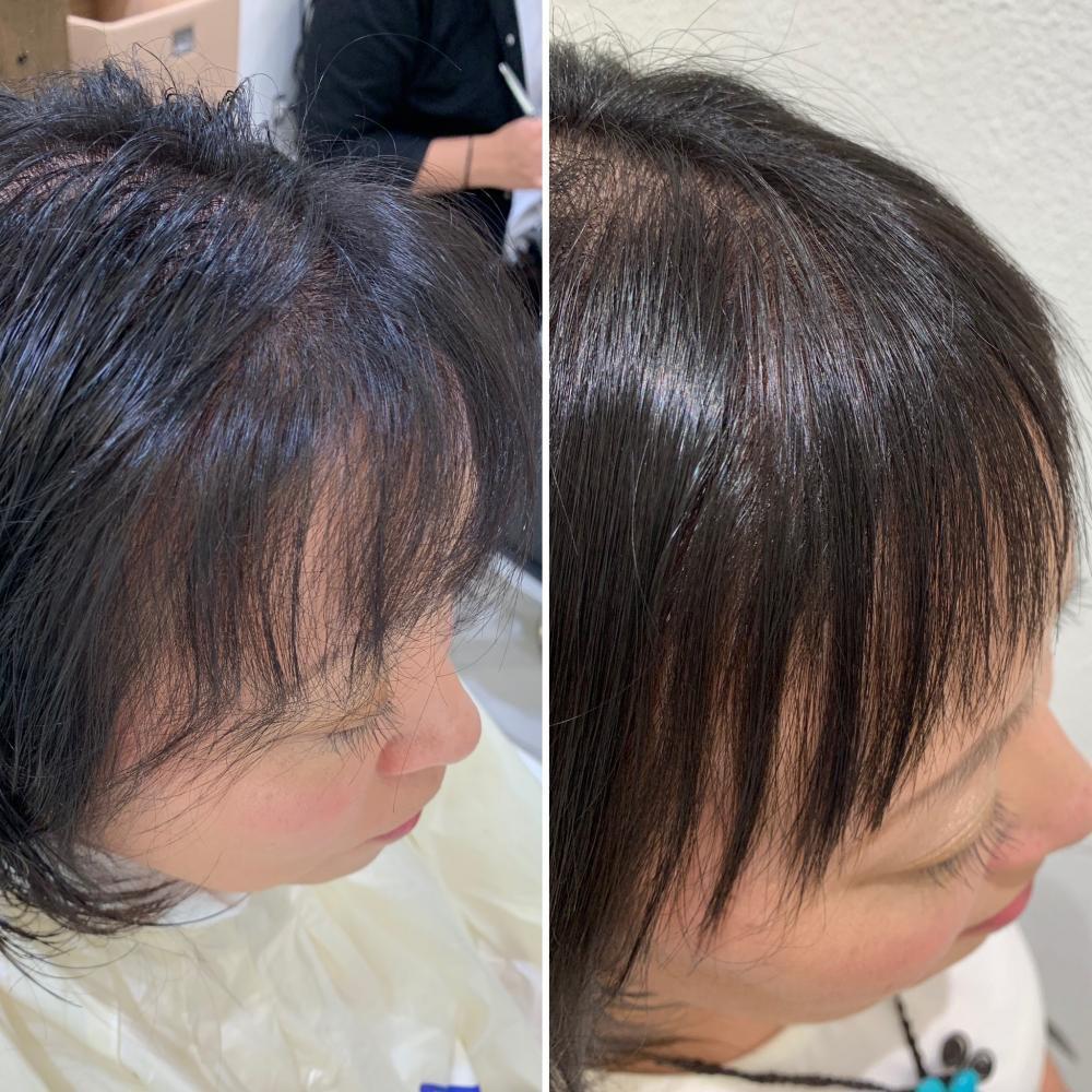 「ナチュラル、艶」前髪ストレート★